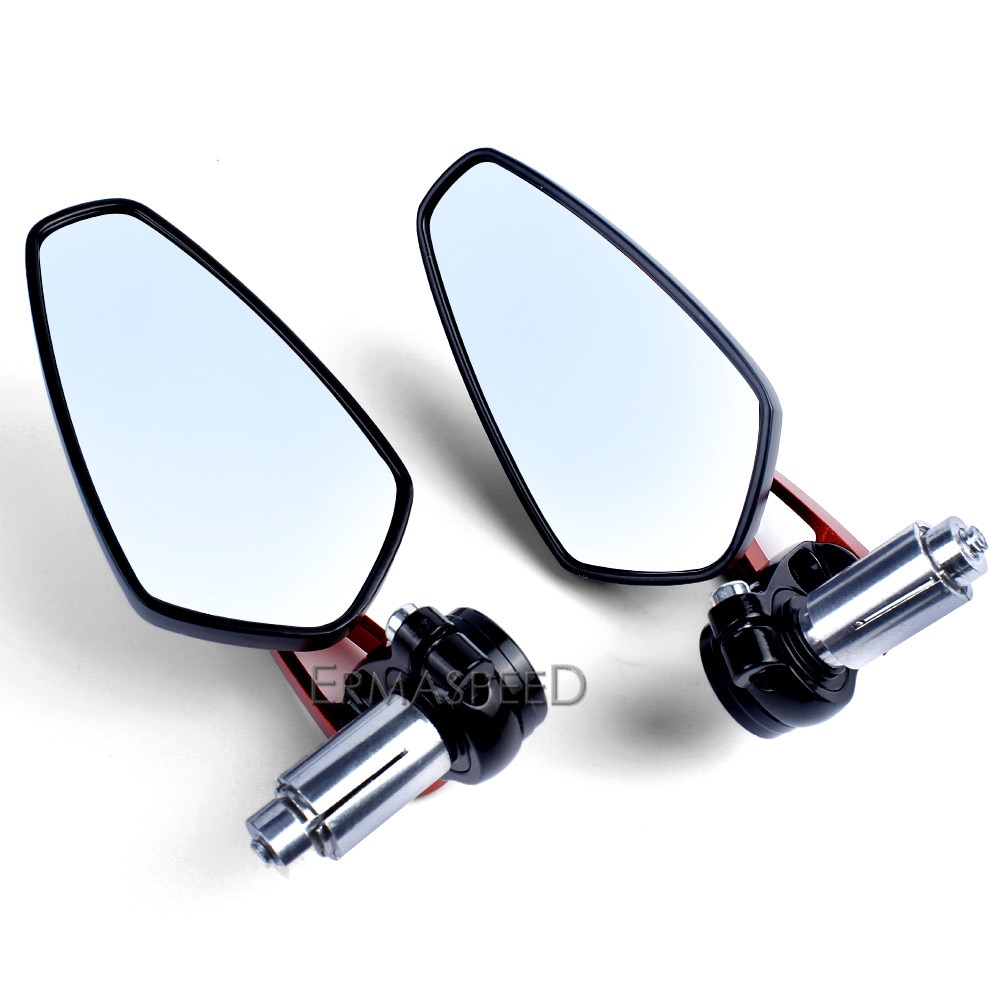 7-8-22mm-CNC-Rearview-Mirrors-Motorcycle-Universal-Blue-Glass-Motorbike-Scooter-Bar-End-Handlebar-Side-3